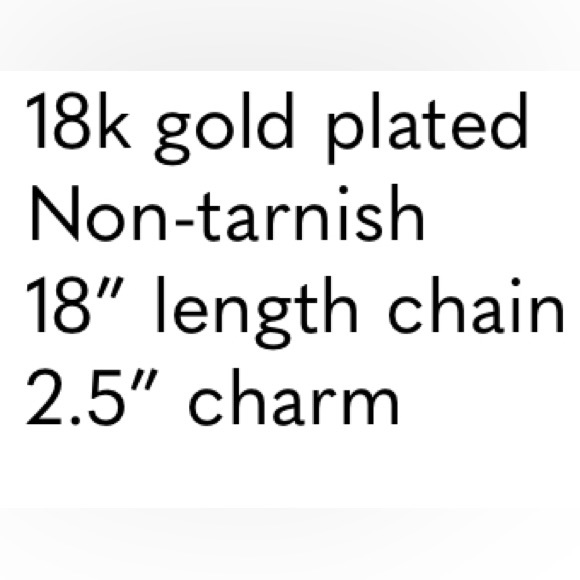 18k plated LOVE necklace - Picture 4 of 4